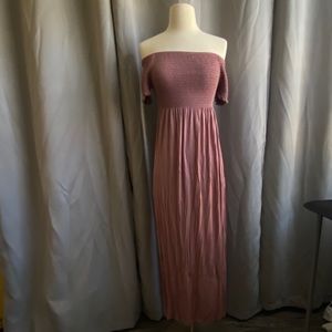 Off Shoulder Maxi Dress